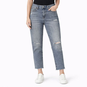 GAP Girlfriend Straight Jeans Size 2/26 Blue